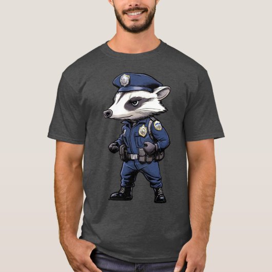 バッジャー警察Tシャツ Tシャツ (正面)