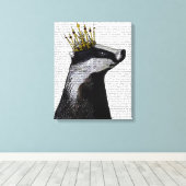 バッジャー・キング キャンバスプリント (インサイチュ (ウッドフロア))