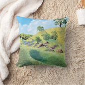 「バッジャー・ホール」 クッション (ブランケット)