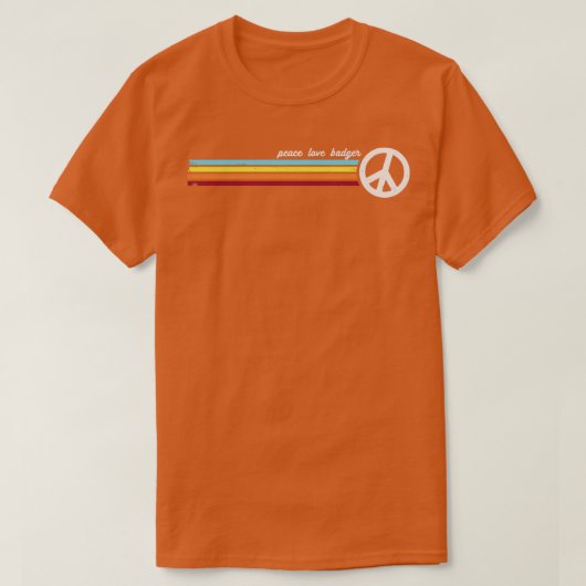 バッジャー Tシャツ (デザイン正面)