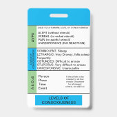 バッジリール用GCS/意識浮気シート バッジ (Back)