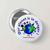 バッジロン5 cmエコロジー 缶バッジ (正面&裏面)