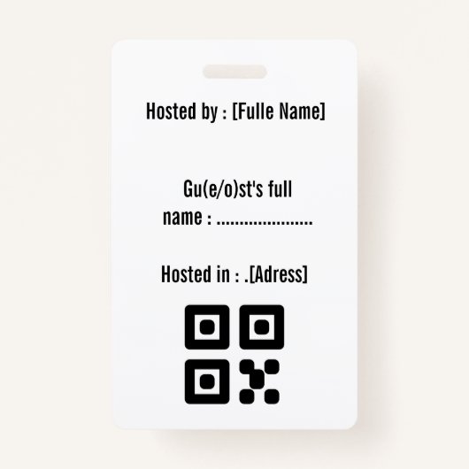 バッジ幽霊のよく出るハロウィーン招待状 バッジ (裏面)