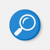 バッジ磁石 – 検索 マグネット (正面)