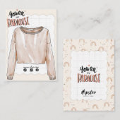 バッジ表示カード 名刺 (正面/裏面)