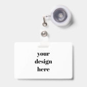 バッジ (伸縮クリップ付き付き表面)