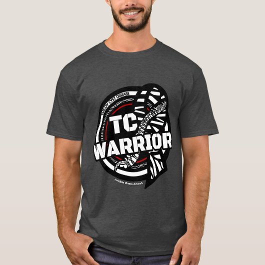 バッジ...タルロフ嚢胞 Tシャツ (正面)