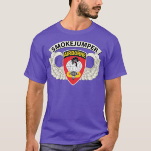 バッジ 第555パラシュート歩兵大隊SSIスモークジャンパー Tシャツ