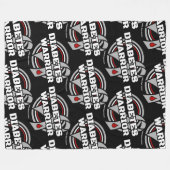 バッジ…糖尿病フリースブランケット フリースブランケット (正面(横))