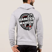 バッジ…糖尿病 パーカ (裏面)