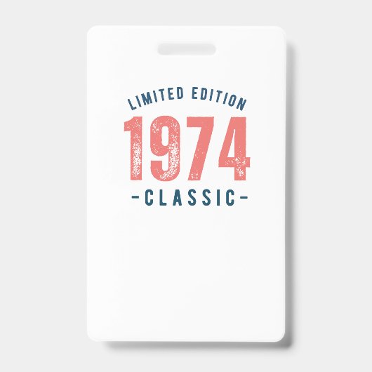 バッジ 1974 (正面)