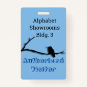 バッジ – Hummingbird on Branch (正面)