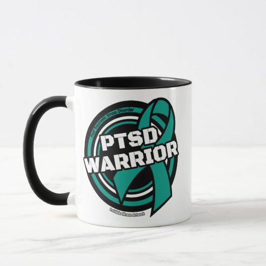 バッジ…PTSD マグカップ (左)
