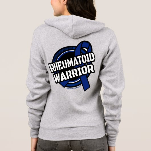 バッジ…RAフード付きスウェットシャツ パーカ (裏面)