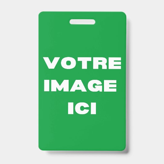 バッジ – Votre image ici - personalisee (正面)