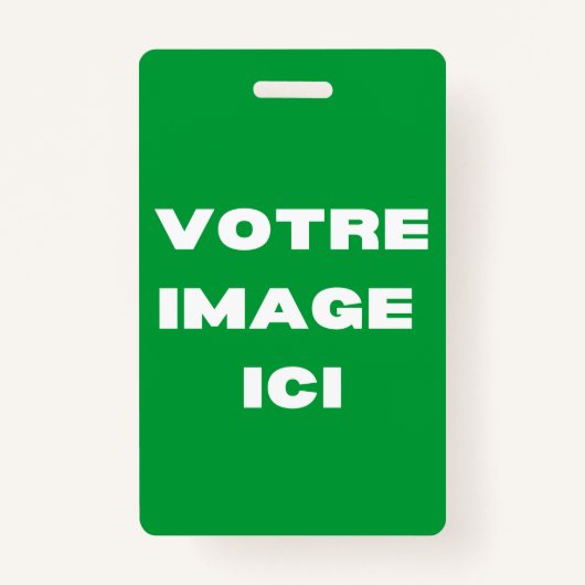 バッジ – Votre image ici - personalisee (正面)