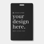 バッジIDデザインのアップロード バッジ (正面)