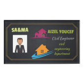 バッジID 名札 (正面)