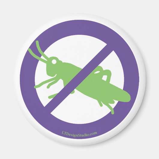 バッタなし – 磁石 (正面)