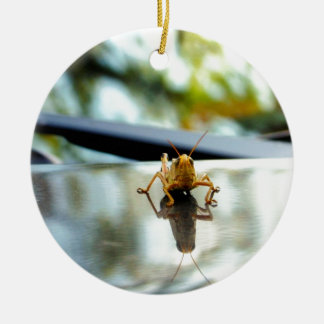 バッタのスタンドオフ セラミックオーナメント