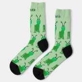 バッタのデザインの靴下 ソックス (左)