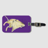 バッタのネズミ ラゲッジタグ (正面横)