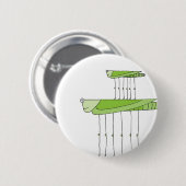 バッタの積み重ね 缶バッジ (正面&裏面)