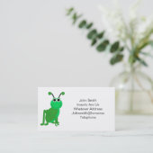 バッタデザイン 名刺 (スタンド正面)