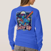 バッターを上げる Tシャツ (裏面)