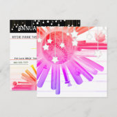 バッターを上げろ！ 招待状 (正面/裏面)