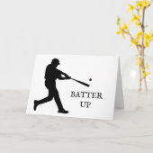*バッターアップ&スコア走A**は誕生日 カード (黄色い花)