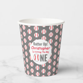 バッターアップ!野球の誕生日 紙コップ