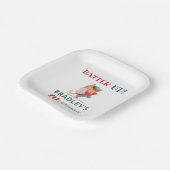 バッターアップ!野球スポーツボーイズ誕生日パーティー ペーパープレート (傾斜あり)