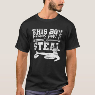 バッターベースボールボーイバッティングキッド Tシャツ