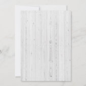 バッターボックスへようこそ！ 野球の誕生日パーティーへの招待状 招待状 (裏面)