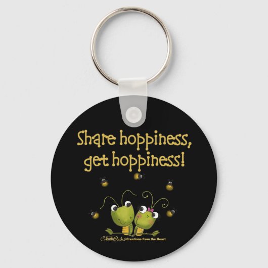 バッタ共有の幸せ キーホルダー (正面)