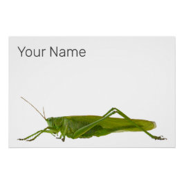 バッタ又は早馬レトロの防虫動物ギフト ポスター