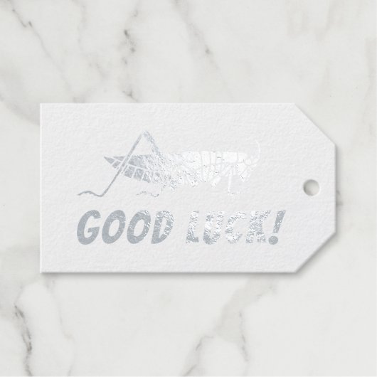 バッタ幸運 ギフトタグ (正面 (横))