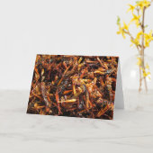 バッタ揚げ(Takkataen Thot)アジア料理 カード (黄色い花)