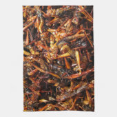 バッタ揚げ(Takkataen Thot)アジア料理 キッチンタオル (縦)