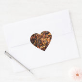 バッタ揚げ(Takkataen Thot)アジア料理 ハートシール (封筒)