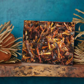 バッタ揚げ(Takkataen Thot)アジア料理 フォトプラーク (側面)