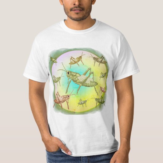 バッタ攻撃Tシャツ Tシャツ (正面)