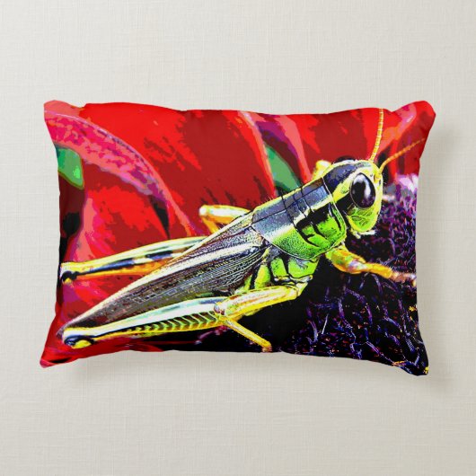 バッタ枕 アクセントクッション (裏面)