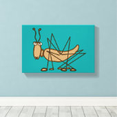 バッタ キャンバスプリント (インサイチュ (ウッドフロア))