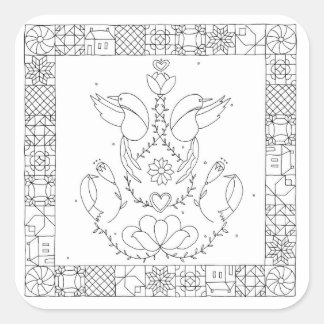 バッタ-サラFielke BOM 2018年 スクエアシール