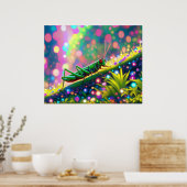 バッタ ポスター (キッチン)