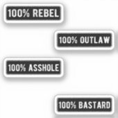 バッダスヘルメットスティーカーパックI シール (正面)