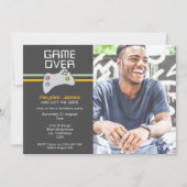 バッチェロールパーティー上のコンピュータビデオゲーム 招待状 (正面)