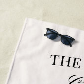 バッチクラブ エスプレッソ カクテル ウェディング パーティー ビーチタオル (インサイチュ)